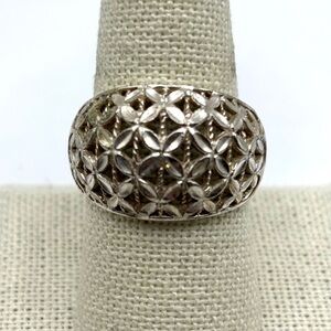 Vintage JCM 925 Sterling Silver Dome Ring